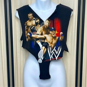 Vintage Black Graphic Muscle Tee